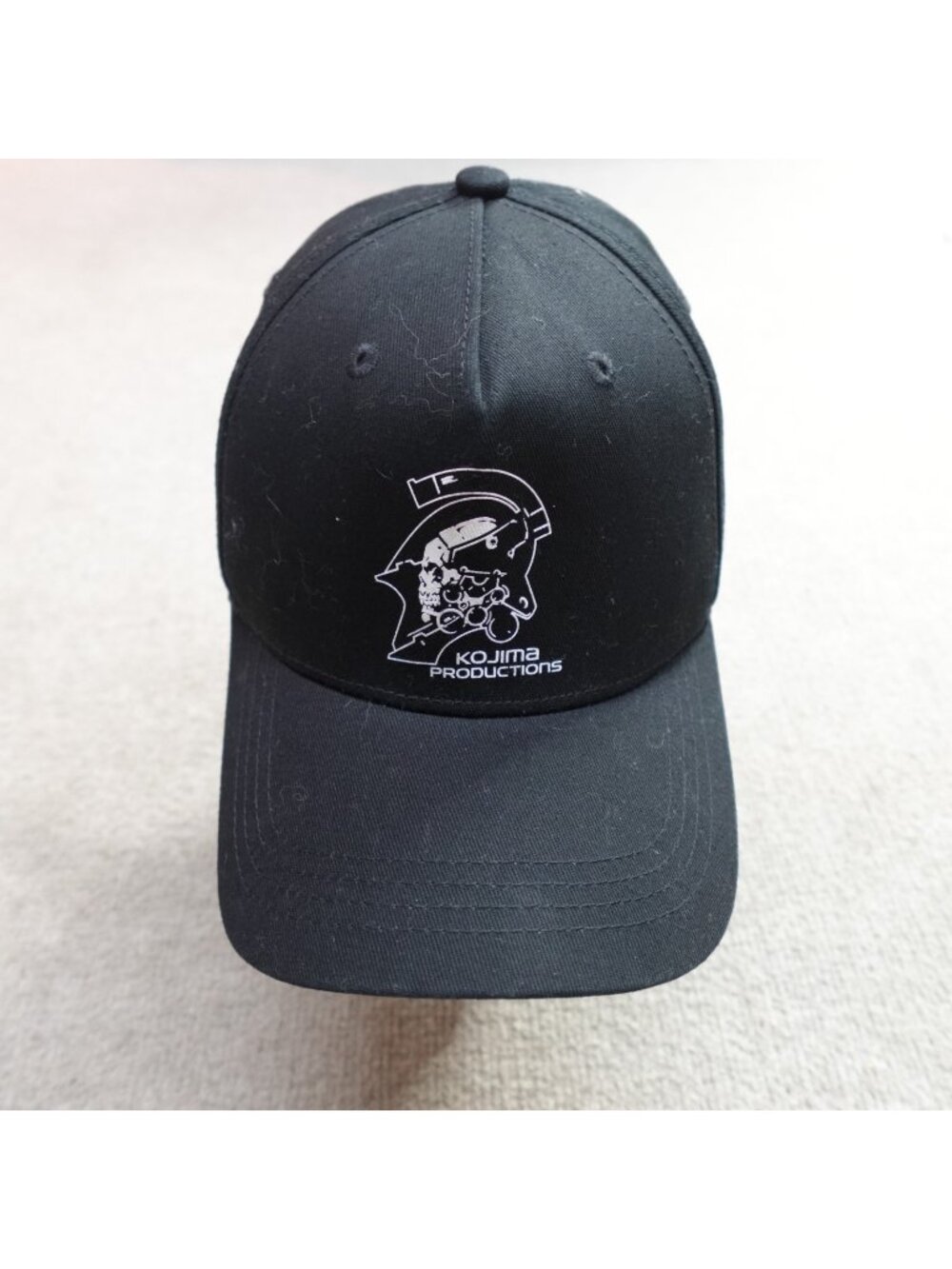 Kojima Productions Hat Black Official Strapback 100% Cotton Sapiens Ludens